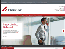 Tablet Screenshot of farrow.com